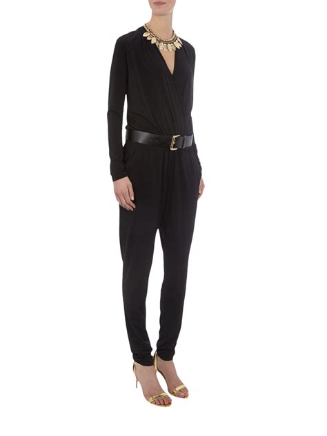 michael kors overall schwarz